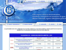 Tablet Screenshot of cbconsultoriaetreinamento.com.br